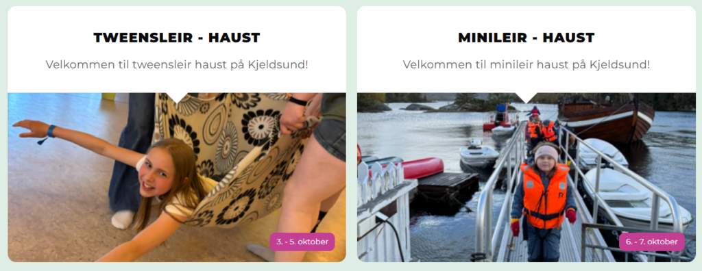 Faksimile om haustleirane frå NMSU si nettside.
